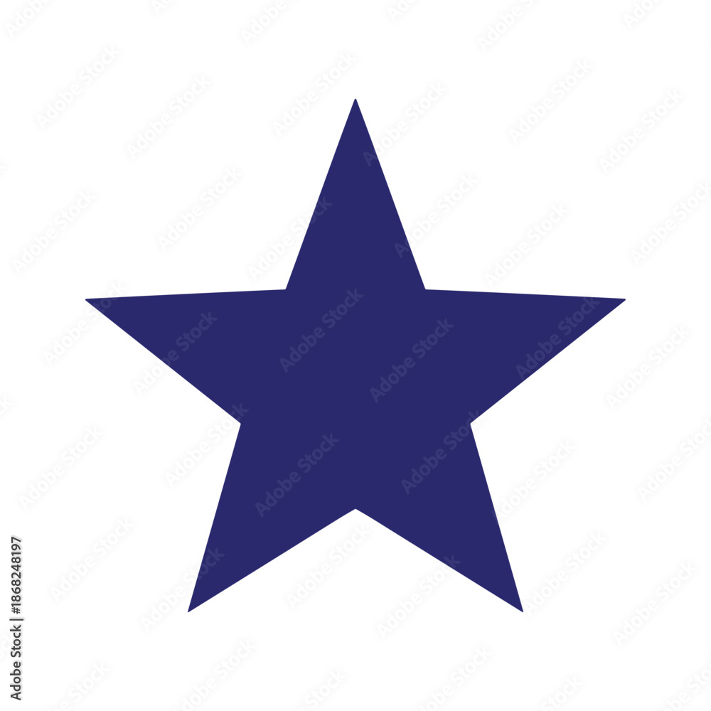 Obraz premium Blue Star Icon