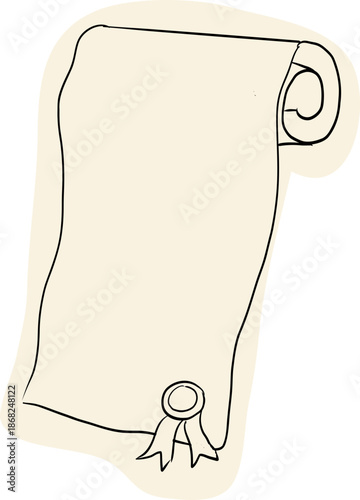 Graduate hat doodle hand drawn. Education college student success diploma drawing.