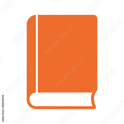 Free Download Orange Book Icon - GFXLoad