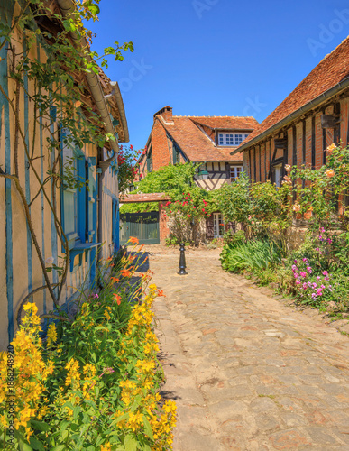 Gerberoy, village de l'Oise, Hauts-de-France, France