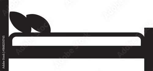 Bed silhouette element