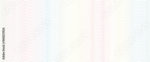 Vector modern style colorful wavy line texture background