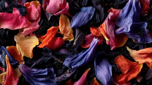 Colorful Dried Flower Petals