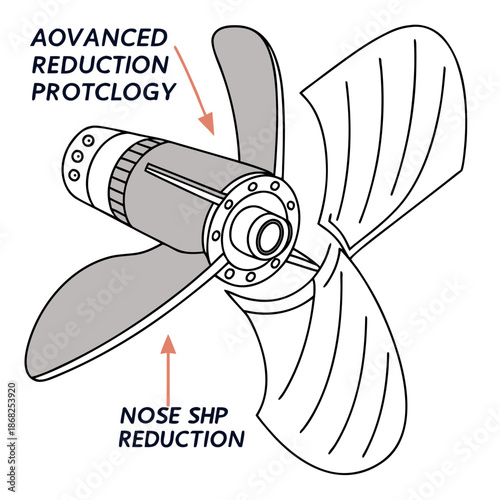 Marine Propulsion System featuring Quiet Ship Propeller Technology for Reduced Acoustic Signature