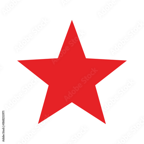 Valokuva Red Star Icon