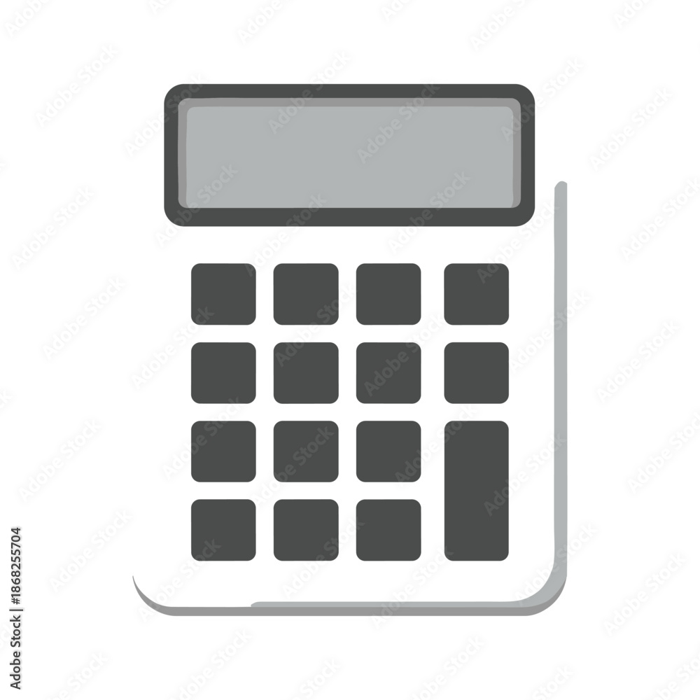 Naklejka premium Calculator Vector Illustration
