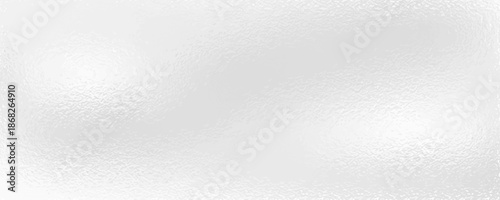 White gray foil glass texture background. Abstract gradient bright light reflection and shiny rough texture surface. Glass effect background