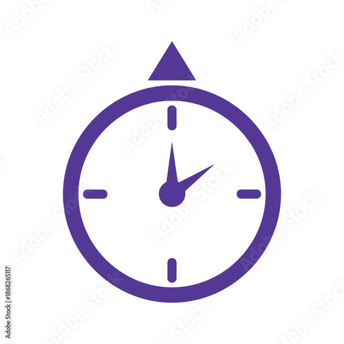 Clock Icon Vector Illustration