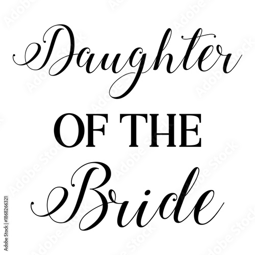 Happy Group of Bridesmaids and Bride Wedding Party Vector Illustration