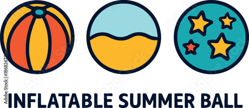 Inflatable Summer Ball Set