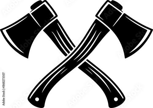 Woodcutter Axe Tool silhouette vector illustration