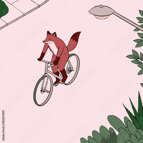 Adobe Illus“A cute baby panda drinking bubble tea while sitting on a wooden bench, soft colors, adorable expression, chibi illustration style