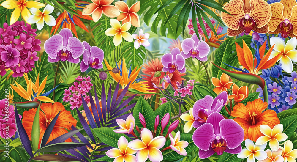 Fototapeta premium spring flowers in the garden