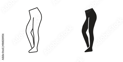 Tights icon isolated vector Illustration. Vector pictogram for web and app