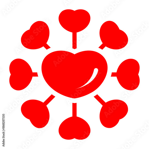 rotating heart icon