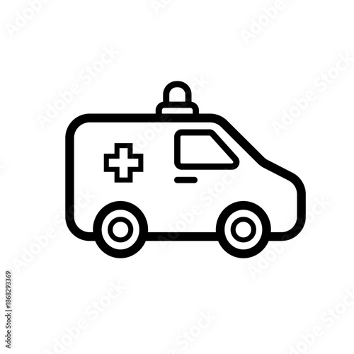 Ambulance - vector icon