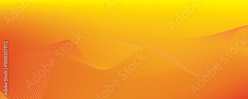 Backgroun orange and yellow Abstack Wave line vector. eps 10