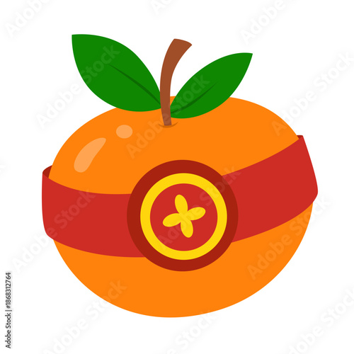 Mandarin orange illustration