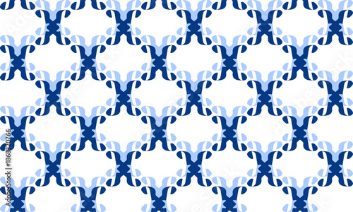 3D luois diamond louis net with shadow, block with shadow, seamless pattern with light blue block of blue background background design for fabric print, ceramic 