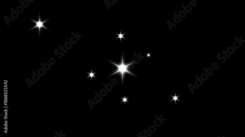 Wallpaper Mural Shiny glowing stars transition on black screen, fairy twinkle sparkle trail, magic glitter dust line, doodle stars confetti burst, chroma key overlay, seamless looping 4K animation sparkle Torontodigital.ca