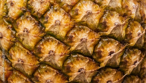 4K Pineapple Skin Macro Pattern