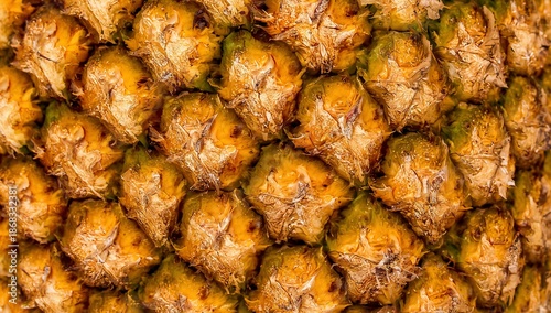 4K Pineapple Skin Macro Pattern