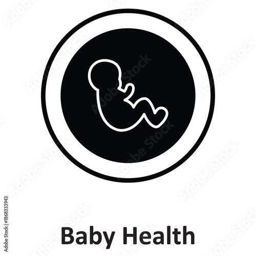 Baby Health Vector Icon which can easily modify or edit