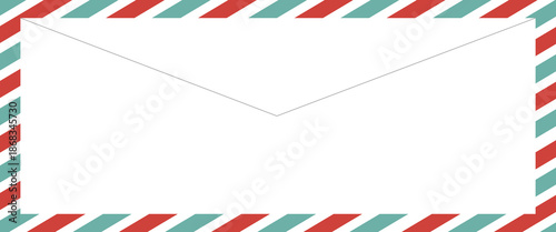 red striped line in christmas theme with 6000x2500 scale ratio for decoration, cutout, isolated vector eps10.