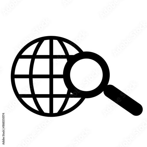 Web Search Icon Vector | Internet Search Symbol PNG