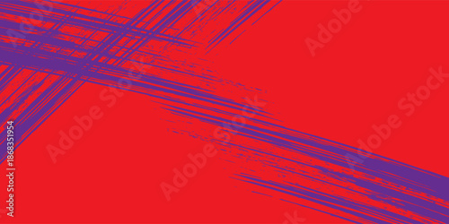 Red sports background design with purple abstract template. Sports players in various activities: soccer, basketball, baseball, tennis, rugby, Vector Illustration.