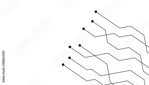 Abstract futuristic circuit board Illustration, Circuit board with various technology elements. Circuit board pattern for technology background. Vector illustration