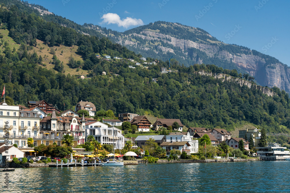 Fototapeta premium Weggis am Vierwaldstättersee