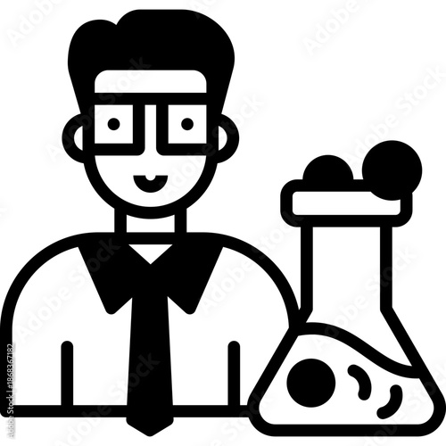 Lab Technician mixed icon