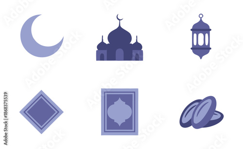 Islamic Religious Symbols and Cultural Icons Collection