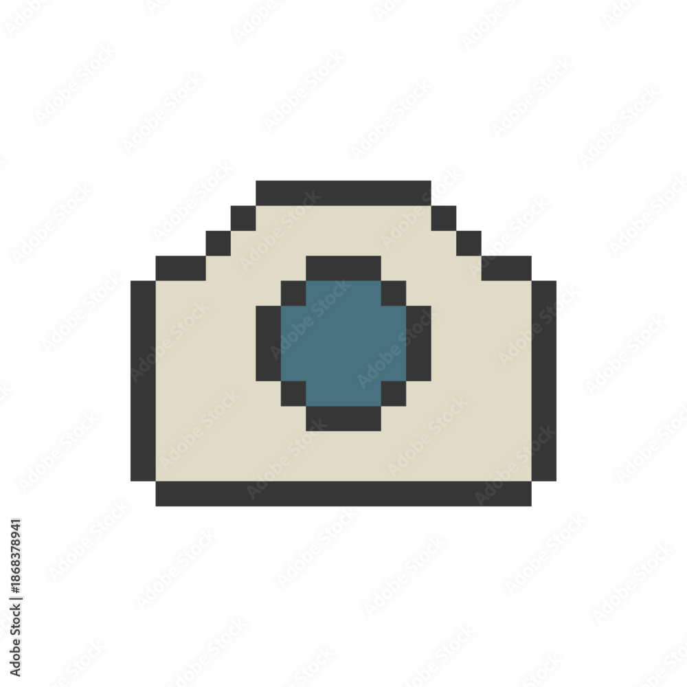 Obraz premium digital camera design pixel art
