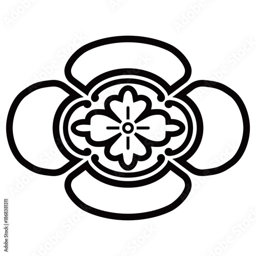 家紋です。陰木瓜といいます。