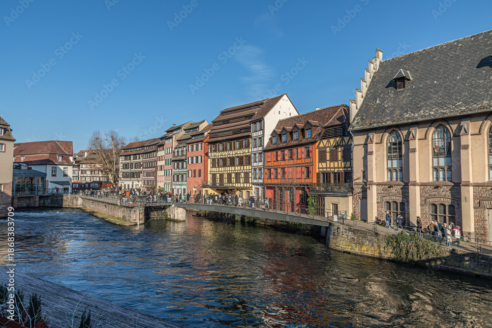 Fototapeta premium La petite France, Strasbourg, Alsace, France