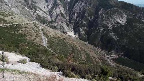 Wallpaper Mural Steile Felswand und Bergmassiv am Llogara-Pass, Llogara, Qark Vlora, Albanien Torontodigital.ca