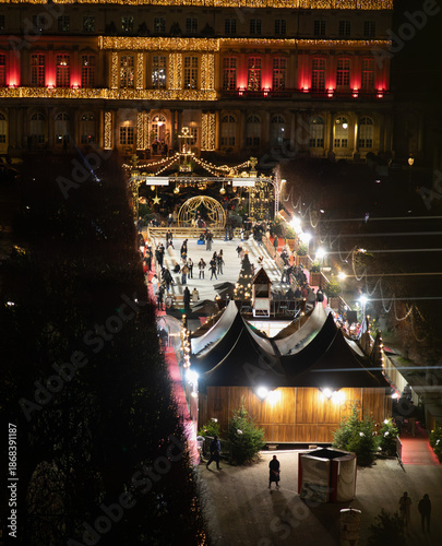 Noël dans le quartier de la place Stanislas, à Nancy, France