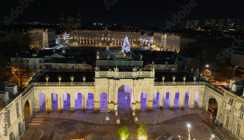 Noël dans le quartier de la place Stanislas, à Nancy, France