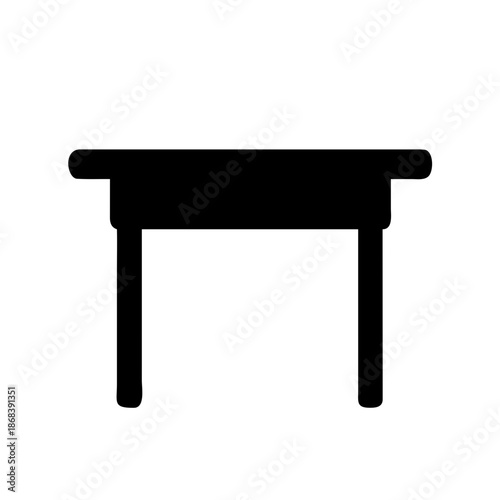 Simple wooden table