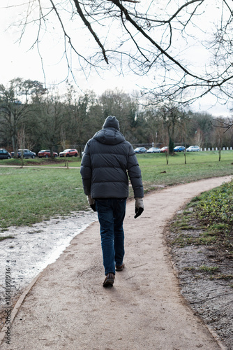 Morning walk by river Wye