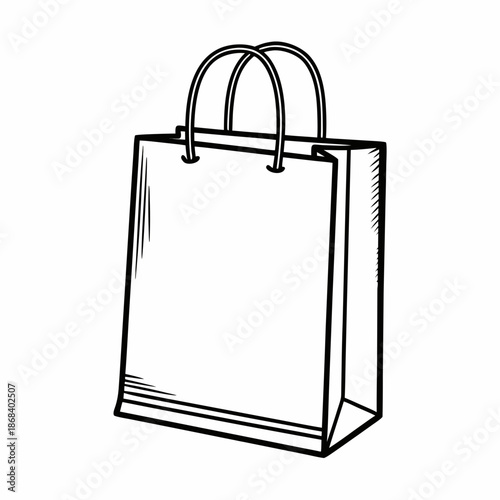 white shopping bag