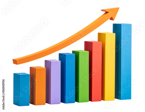 Free Download business graph isolated on white - GFXLoad