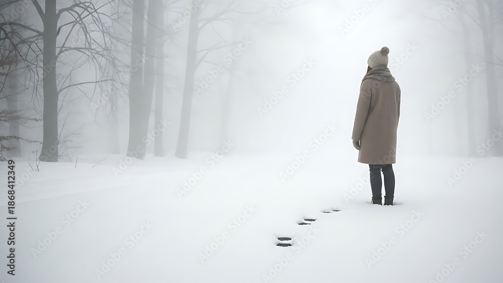 Fototapeta premium Stunning panorama of snowy landscape in winter in Black Forest - winter wonderland snow, Panorama of beautiful winter park 