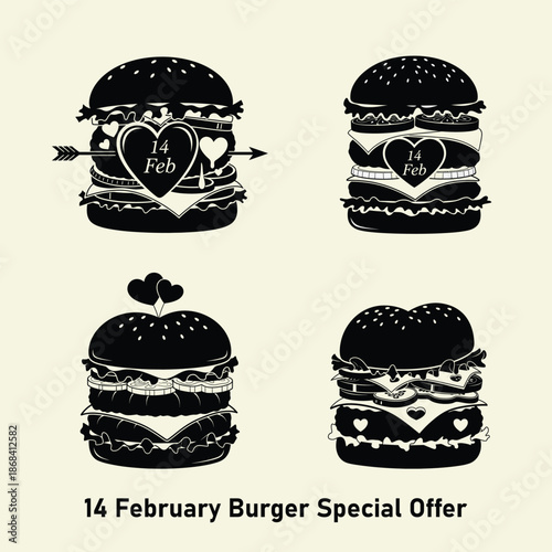 14 February Burger Special Offer