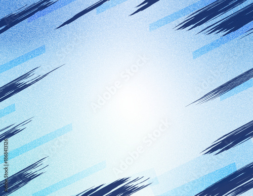 疾走感のある斜めラインと水色グラデのアイキャッチ背景