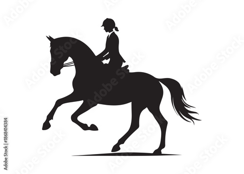 equestrian logo silhouette vector, horse equestrian logo design illustration, jumping horse racing logo vector silhouette, jumping horseman logo vector silhouette on white background