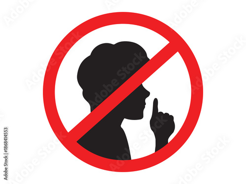 Hand Drawn Do Not Disturb Sign Illustration
