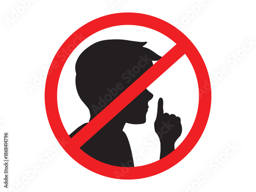 Do Not Disturb Sign Illustration Background
